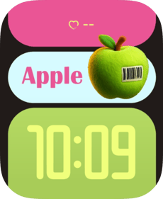Barcode Fruit Apple Watch face - Special Collections