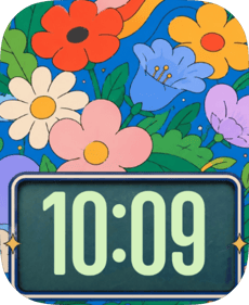 Big Bloom Garden Apple Watch face - Nature