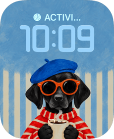 Bistro Buddy watch face preview image for Apple Watch