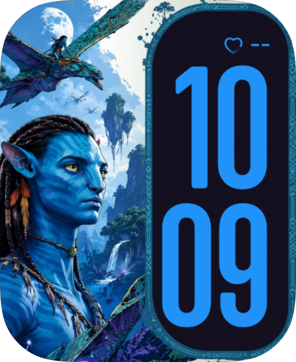Blue Forest Hero Apple Watch face - Special Collections