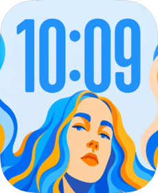 Blue Muse Apple Watch face - Art