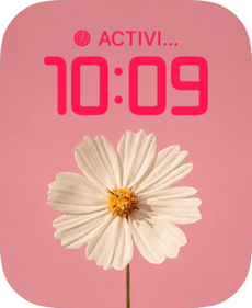 Blush Cosmos Apple Watch face - Nature