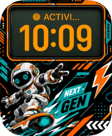 Boardbot Apple Watch face - Art