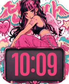 Candy Angel Crush Apple Watch face - Anime