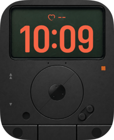 Charcoal Player watch face preview image for Apple Watch