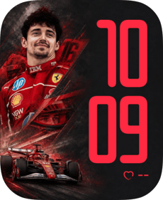 Charles Leclerc Apple Watch face - Cars, Sports