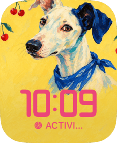 Cherry Bandana watch face preview image for Apple Watch