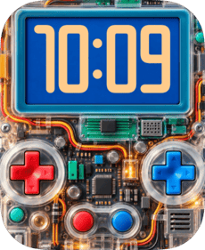 Circuit Gamepad watch face preview image for Apple Watch