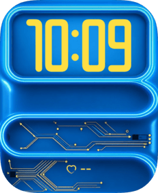 Circuit Loop watch face preview image for Apple Watch