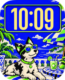 Citrus Coast watch face preview image for Apple Watch