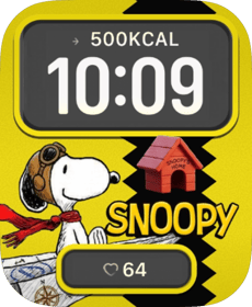 Classic Comic Snoopy Apple Watch face - TV
