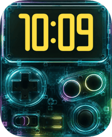 Clear Handheld Apple Watch face - Video Games