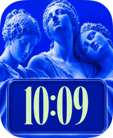 Cobalt Marble watch face preview image for Apple Watch
