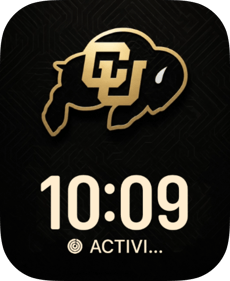 Colorado Buffaloes Apple Watch face - Sports
