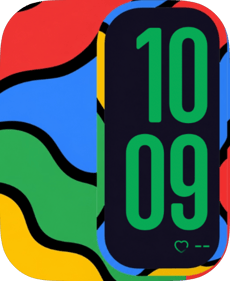 Contour Waves Apple Watch face - Art
