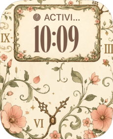 Cottage Clock Apple Watch face - Nature