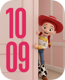 Cowgirl Peek Apple Watch face - TV