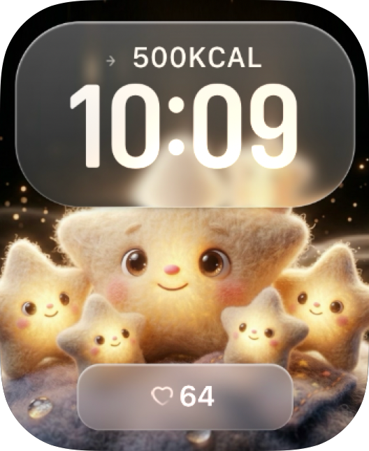 Cozy Star Family Apple Watch face - Special Collections
