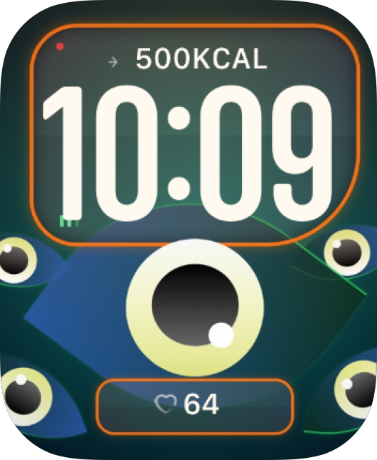 Curious Eyes Apple Watch face - Art