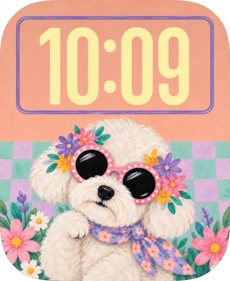 Daisy Shades watch face preview image for Apple Watch