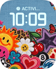 Denim Keepsakes watch face preview image for Apple Watch