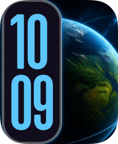 Earth Glow Apple Watch face - Nature