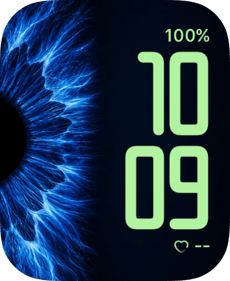Electric Iris Apple Watch face - Art