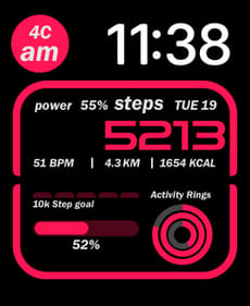 ⚡ Energy Apple Watch face - Art