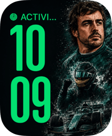 Fernando Alonso Apple Watch face - Cars, Sports