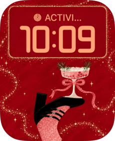 Festive Coupe watch face preview image for Apple Watch