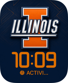Fighting Illini Apple Watch face - Sports