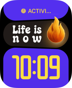 Flame Now Apple Watch face - Art