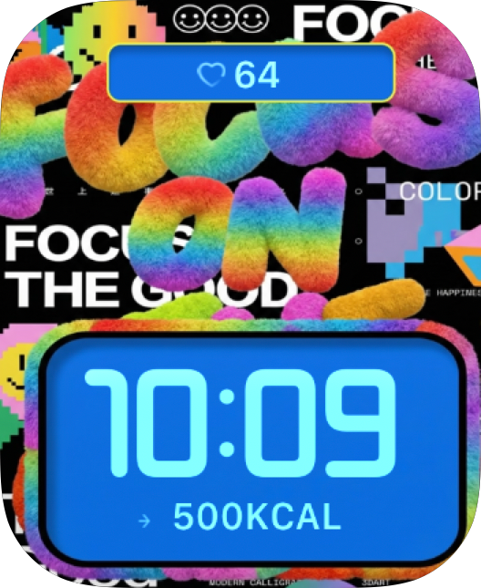 Focus On Apple Watch face - Art