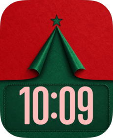 Folded Evergreen watch face preview image for Apple Watch