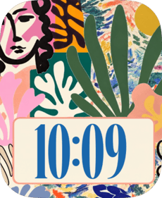 Gallery Fragments watch face preview image for Apple Watch