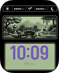Garden Bot Apple Watch face - Nature