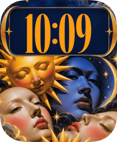 Gilded Cosmos watch face preview image for Apple Watch
