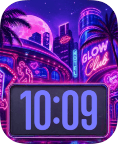 Glow Club Apple Watch face - Cities, Art