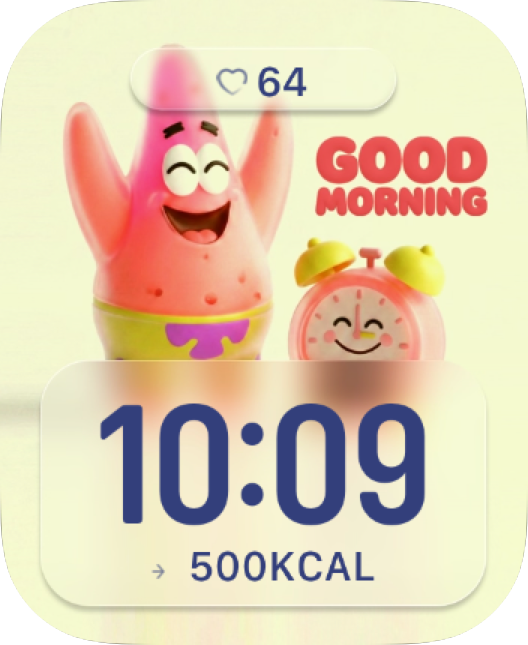 Good Morning Starfish Apple Watch face - TV