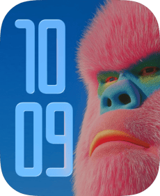 Gorilla Glare Apple Watch face - Special Collections