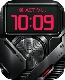 Gunmetal Core watch face preview image for Apple Watch