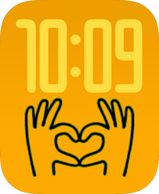 Hand Heart Apple Watch face - Special Collections