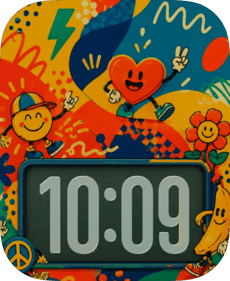 Happy Burst Apple Watch face - Art