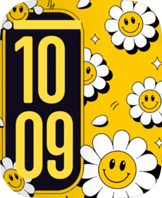 Happy Daisies Apple Watch face - Nature
