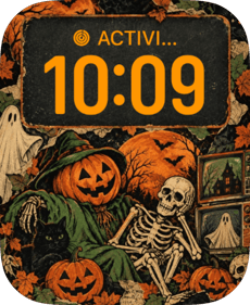Haunted Company watch face preview image for Apple Watch