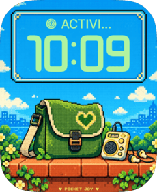 Heart Satchel watch face preview image for Apple Watch