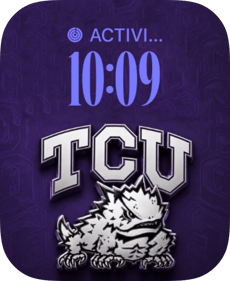 Horned Frogs Apple Watch face - Sports
