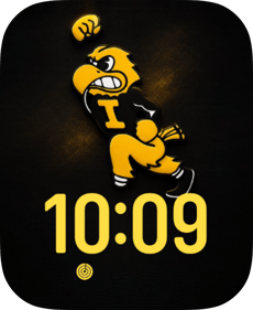 Iowa Hawkeyes Apple Watch face - Sports