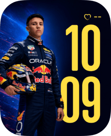 Isack Hadjar Apple Watch face - Cars, Sports