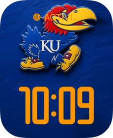 Jayhawks Apple Watch face - Sports